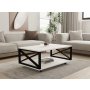 HOME LINE Sto za dnevnu sobu Berk White - slika 1