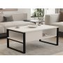 HOME LINE Sto za dnevnu sobu Devon White - slika 1