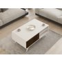 HOME LINE Sto za dnevnu sobu Grande White Walnut - slika 3