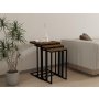 HOME LINE Set stolova Pino Walnut - slika 1