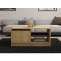 HOME LINE Sto za dnevnu sobu Sirek Sapphire Oak Anthracite - slika 3