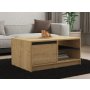 HOME LINE Sto za dnevnu sobu Sirek Sapphire Oak Anthracite - slika 1
