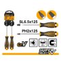 INGCO Set odvijača SL+PH duži HKSD0248 - slika 1