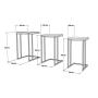 HOME LINE Set stolova Stoli Atlantic Pine - slika 5