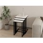 HOME LINE Set stolova Venedik White - slika 2