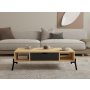 HOME LINE Sto za dnevnu sobu Faro Sapphire Oak Anthracite - slika 3