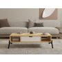 HOME LINE Sto za dnevnu sobu Faro Sapphire Oak White - slika 3