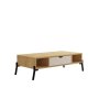 HOME LINE Sto za dnevnu sobu Faro Sapphire Oak White - slika 5
