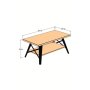 HOME LINE Sto za dnevnu sobu Kuba Sapphire Oak - slika 4