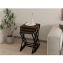 HOME LINE Set stolova Z Zigon Walnut - slika 2