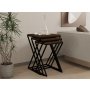 HOME LINE Set stolova Z Zigon Walnut - slika 1
