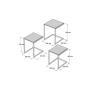 HOME LINE Set stolova Ege Walnut - slika 4
