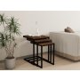 HOME LINE Set stolova Ege Walnut - slika 1