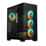 GIGABYTE C500 Panoramic Stealth GB-C500P ST Crno midi kućište - slika 1