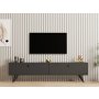 HOME LINE TV polica Paris Anthracite - slika 1