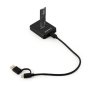 GEMBIRD DD-U3M2 Desktop USB Type-C M.2 SATA & NVME SSD drive docking station crni - slika 2