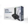 GEMBIRD DD-U3M2 Desktop USB Type-C M.2 SATA & NVME SSD drive docking station crni - slika 4