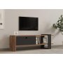 HOME LINE TV polica Ova Atlantic Pine Anthracite - slika 2