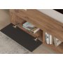 HOME LINE TV polica Ova Atlantic Pine Anthracite - slika 3