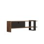 HOME LINE TV polica Ova Atlantic Pine Anthracite - slika 4