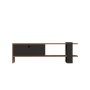 HOME LINE TV polica Ova Atlantic Pine Anthracite - slika 5