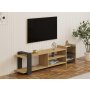 HOME LINE TV polica Elis Sapphire Oak Anthracite - slika 3