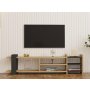HOME LINE TV polica Elis Sapphire Oak Anthracite - slika 1
