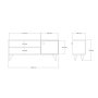 HOME LINE TV polica Jena Sapphire Oak - slika 5