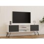 HOME LINE TV polica Hare White Anthracite - slika 2