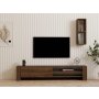 HOME LINE TV polica Naz Walnut - slika 1