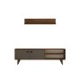 HOME LINE TV polica Erho Walnut Anthracite - slika 4