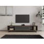 HOME LINE TV polica Eray Walnut Anthracite - slika 1