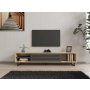 HOME LINE TV polica Safir Sapphire Oak Anthracite - slika 1