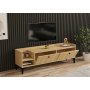 HOME LINE TV polica Heflin Sapphire Oak - slika 3