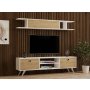 HOME LINE TV polica Italo White Sapphire Oak - slika 2