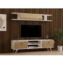 HOME LINE TV polica Italo White Sapphire Oak - slika 3