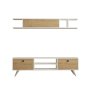 HOME LINE TV polica Italo White Sapphire Oak - slika 5