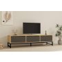 HOME LINE TV polica Sahra Sapphire Oak Anthracite - slika 2