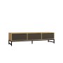 HOME LINE TV polica Sahra Sapphire Oak Anthracite - slika 4