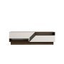 HOME LINE TV polica Koza Walnut White - slika 5