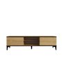 HOME LINE TV polica Donat Sapphire Oak Black - slika 5