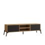 HOME LINE TV polica Nost Sapphire Oak Anthracite - slika 4