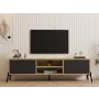 HOME LINE TV polica Nost Sapphire Oak Anthracite - slika 1
