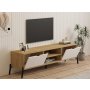 HOME LINE TV polica Nost Sapphire Oak White - slika 3