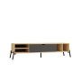 HOME LINE TV polica Ponza Sapphire Oak Anthracite - slika 4