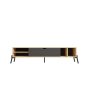 HOME LINE TV polica Ponza Sapphire Oak Anthracite - slika 5