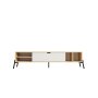 HOME LINE TV polica Ponza Sapphire Oak White - slika 5