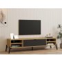 HOME LINE TV polica Santa Sapphire Oak Anthracite - slika 2