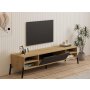 HOME LINE TV polica Santa Sapphire Oak Anthracite - slika 3
