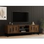 HOME LINE TV polica Shape Walnut - slika 2